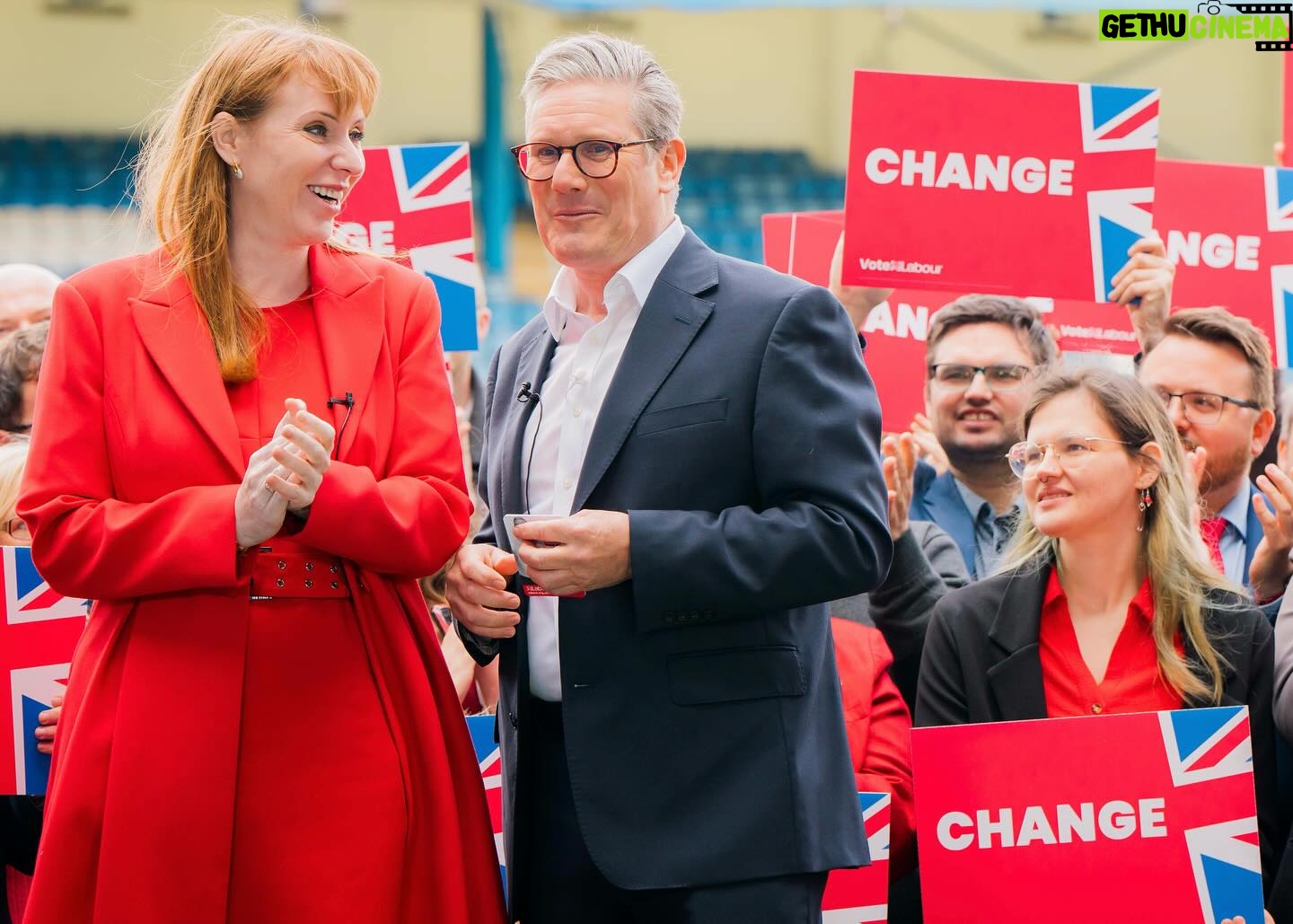 Angela Rayner - 4.7K Likes - It’s time for change. 🌹
Vote Labour on 4 July. 🗳️