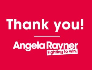 Angela Rayner Instagram - Thank you to everyone from the bottom of my heart, I promise I will do everything to repay your trust!✊I know we face a long and difficult road ahead but it’s our responsibility to offer the better future that the citizens of our country deserve❤️