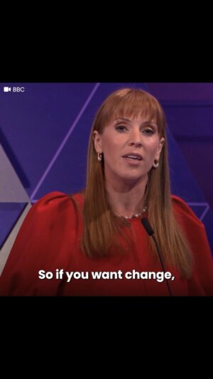 Angela Rayner Instagram - If you want change: vote Labour. 🌹