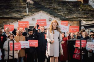 Angela Rayner Instagram - Nearly 6 weeks ago we kicked off the campaign with a bang in Bury. Today it’s results day. Thank you to all the #Labour candidates, activists and voters. #OnYourSide #Bury #Oldham #Tameside #Rossendale #Burnley #Kirklees #Cumberland #Sunderland #Wandsworth #Westminster #Barnet #Harrow #Southampton #Worthing #labourdoorstep #labourparty