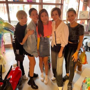 Angela Tong Instagram - Bringing us together for a fun and meaningful day! Thanks @drago.cavallo @dccharityfoundation 
@simonma_official  Thx for organizing Janet😘 #alyssakassidy #7sis