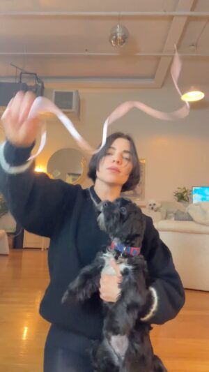 Angela Trimbur Instagram - Midnight Vivaldi w/ Small Ribbon   Curious Dogs