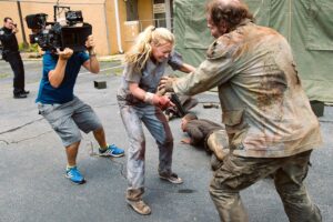 Angela Kang Instagram - 5 days, Season 5 #TWDbts #TheWalkingDead #TWD
