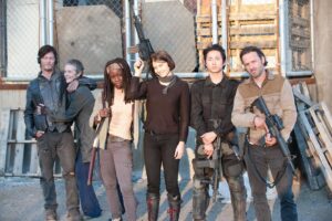 Angela Kang Instagram - A group photo from seasons 1-10 of #TheWalkingDead. Not like the PERFECT pic that encapsulates each year — I’m not even going to pretend I know what that is — but just some glimpses of the everyday love and warmth and silliness that was part of this show behind the scenes. ❤️ #TWDFamily #TWD