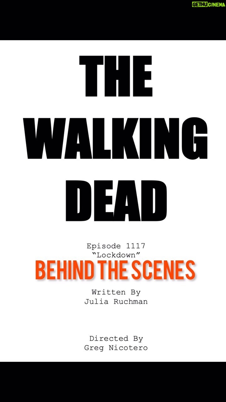 Angela Kang - 27.4K Likes - Here’s a tiny peek at some of our BTS production process on tonight’s episode!