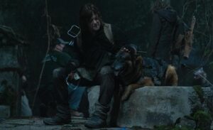Angela Kang Instagram - Dog Appreciation post for #TWD’s Very Good Boy 🐕🧟 #TheWalkingDead #TWDbts #TWDFamily