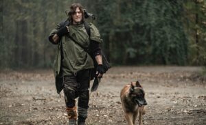Angela Kang Instagram - Dog Appreciation post for #TWD’s Very Good Boy 🐕🧟 #TheWalkingDead #TWDbts #TWDFamily