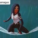 Angela Kang Instagram – Happy #FanArtFriday! 
🎨: @helloiamagus 
・・・
“Freedom takes work” – Cindy Moon “Silk”
.
.
.
#silk #cindymoon #silksquad #silkmarvel #silkfanart #artedigital #marvelsilk #digitalart #artist #drawing #artwork #painting #draw #contemporaryartist #illustration #instaart