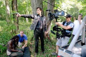 Angela Kang Instagram - 4 days, Season 4 #TWDbts #TheWalkingDead #TWD