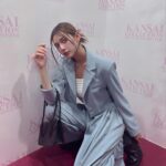 Angela Mei Instagram - このセットアップが好きすぎて 自分でも秋にお迎えしようかなぁと思ってる グレーも可愛いんだよなぁ。。 スーツスタイルにすっきり大人めなアップヘアがいいよね。 関コレ行ったら絶対食べる #らーめん八角 さんのばり辛らーめん 辛さはばりばりです。 甘めの味付けで辛くて美味しい。 八角らーめんとか、味噌らーめんとかも食べてみたいのに 辛いのの誘惑に勝てなくて結局いつもばり辛にしちゃう🌶😂 #関コレ #関西コレクション #らーめん八角