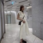 Angela Mei Instagram - ‎🤍 最近真っ白の服きてる事が多すぎて😂 ブラックにハマったり、カラフルにハマったり 少し前は青ブームだったけど いまは人生初の白ブームが来ている…！