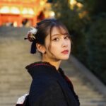 Angela Mei Instagram - 鎌倉でお着物きた🥰 参拝&食べ飲み歩き動画 YouTubeあがったよっ