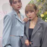 Angela Mei Instagram - #関コレ ありがとうございました♡ me em selectさんの衣装は 私が着用したものは勿論、他のモデルさんが着てた服もどれも可愛すぎてときめきが止まらなかった。 素敵なお洋服と時間をありがとうございました︎︎♡ ランウェイはねおちゃんとペアルックで歩きました これがまたカッコいいのよ、めちゃくちゃ好き。 双子コーデで着るのちょーーーおすすめです Abema以来のねおちゃん、今日は前回よりもっといっぱい話せて、2人でゲラゲラ笑ったりして居心地良すぎました。嬉しかったです🌙 名前呼んでくれた子、配信見てくれた人、ありがとう嬉しかったよ🥰 またね大阪！ #関西コレクション @meemselect