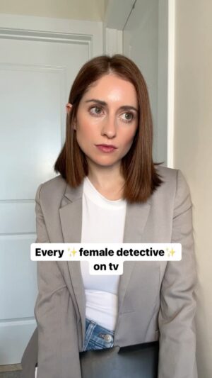 Angela Petruzziello Instagram - The detective auditions aren’t rolling in for me. Shocking, I know. 
#comedy #television #detective