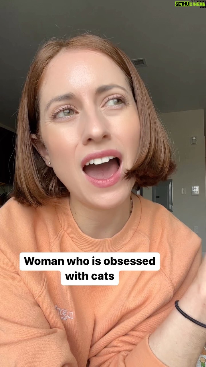 Angela Petruzziello Instagram - Not obsessed, just borderline psychotic. #cats #catlady