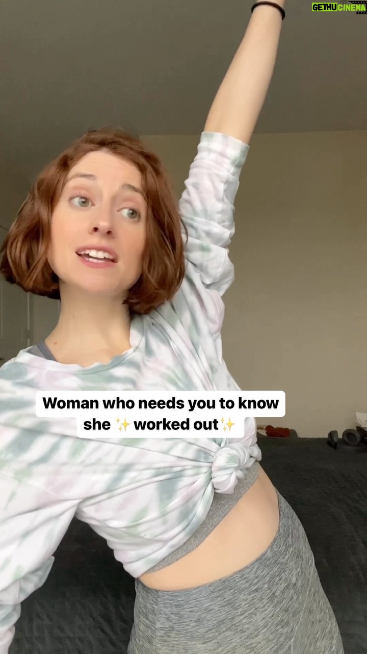 Angela Petruzziello Instagram - Did you know I went to the gym? 🤪 #gym #workout #comedy