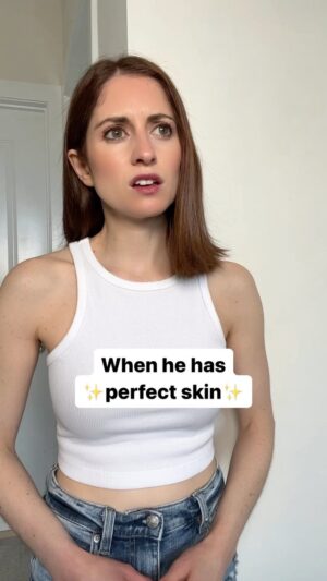 Angela Petruzziello Instagram - But how do they get their skin so flawless? 🤔

#marriedlife #married #comedy #skincare