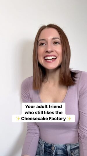 Angela Petruzziello Instagram - …I can’t with the factory of cheese. 

#comedy #comedyskit #cheesecakefactory