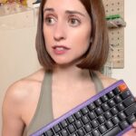 Angela Petruzziello Instagram - Gamer husband tip keyboard edition. #comedy #gaming #keyboards