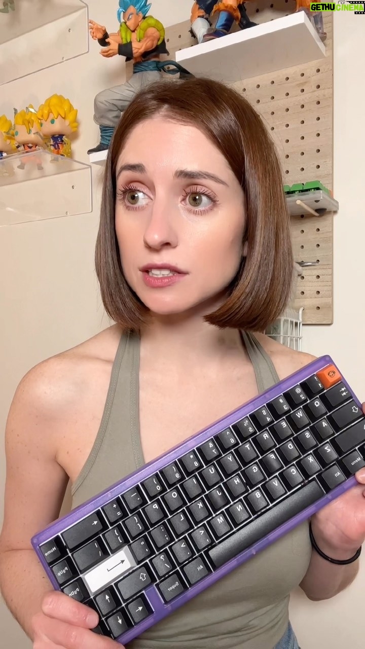 Angela Petruzziello Instagram - Gamer husband tip keyboard edition. #comedy #gaming #keyboards