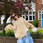 Angela Scanlon Instagram – My dad asked if my 2 year old dressed me in borrowed clothes. Rude, but also I think this means I nailed the look 😂 is this a HIT (also hot but mostly because it’s a jumper) OR MISS?!
