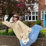 Angela Scanlon Instagram – My dad asked if my 2 year old dressed me in borrowed clothes. Rude, but also I think this means I nailed the look 😂 is this a HIT (also hot but mostly because it’s a jumper) OR MISS?!