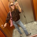 Angela Scanlon Instagram – 1. A lift selfie coz 2013 
2. My weekend radio view @virginradiouk 
3. Sharing THE BEST news 
4. A puppy @drkarendoherty 🖤 
5. Girls in garden hanging upside down 
6. A big mug & 5 mins peace 
7. Cover shoot tears 
8. @joleneredchurch pastries & coffee deliver for @publicfarmhouse 
9. Her reading to me nightly 🙏🏻 @lauraleedockrill new book & @wearetbco stripes 
10. Walnut oil & tulips 
May?!