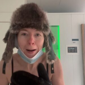 Angela Scanlon Instagram - This is the face of a full up, chilled out, very happy woman. If you’ve followed me on here for a while you’ll know I struggle with slowing down so I usually have to literally leave the country to quiet my mind 😂 this week I took a few days to myself as a reset @mayrlife_official 

I did it for my BIG birthday last year & swore I would try to keep it as a tradition. This place is incredible - on the edge of a lake in Austria. It rained, was gloriously sunny & snowed all in 4 days… I did cryotherapy (swipe for video evidence, it was -110 degrees 🥶), a sound bath, lymphatic drainage, feldenkrais and all sorts of other things that have left me feeling stronger and brighter than I have in a long time.

Here are some things I learned that I’ll be taking home & you can use too. Share any you have below as I’d love to hear them xx

{-} Eat food without distraction-no phones, no tele, no reading (I KNOW!!) it’s so alien but even full blown chat at the dinner table often means I’m ramming food in on autopilot, I leave the table and wonder what I even had. ☎️ 

{-} CHEW your food! More than you think is necessary, actually more than even feels normal. Apparently 40-60 times, I know, it’s a lot but it works. Good digestion starts in the mouth, not the stomach. 👄 

{-} SLOW DOWN. Literally my life lesson. And it will take more than a few days in Austria but… taking moments. Try to brush your teeth slowly, walk down the stairs at a snails pace, wash the dishes in slow mo. Attach it to things you already do so it can become a reminder/habit. 🧘🏻‍♀️ 

{-} Stress is NOT the one. Often I’m focused on what I put in, how healthy I am day-to-day that I forget to fully appreciate the impact of stress on my health. Busyness isn’t as cute as I thought. 🤯

{-} BELLY breathe. When you remember. Proper deep breaths to slow the mind, body and nervous system. I have set an alarm to remind me to breathe!! 🤌🏻 💨 don’t come for me!! 

Save this to come back to after Easter!!

#prstay @halpernlondon