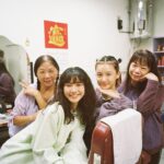 Angela Yuen Instagram - One most random day we barged into a local traditional barbershop and had the barber ladies have a photo with usーthey obviously have a liking for purple 👾 hahahaa