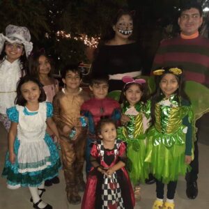 Angelee Vera Instagram - Had a blast today, my auntie/godmother @day4284 arranged it so we would have a private and safe trick-or-treat . She set up separate theme stations with my tios @chilo_07 ,@jlkal_el , @v_lizz, @cheli1982 . Thanks to my parents @merikvera and @verasgeneralbuilding for the awesome dinner. Overall it turned out to be awesome and all thanks for my Tia @day4284 going above and beyond to make it an extra special Halloween..
.
Costumes handmade by @raquels_costumes , she is always making amazing costumes.
.
#halloween #halloween2020 #costumes #handmadecostume #dharmannactors #actress #blessed #sisters #cousins #quarantinelife #angeleemerikvera #amv