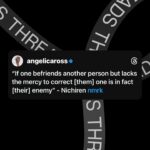 Angelica Ross Instagram - Original quote: “If one befriends another person, but lacks the mercy to correct him, one is in fact his enemy” - Nichiren Daishonin #NMRK