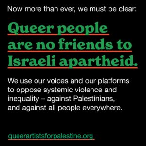 Angelica Ross Instagram - Queer Palestinians have called on us to call out Israel’s exploitation of queer performers in order to cover up, or "pinkwash," its decades of right-wing racist policies and military rule over millions of Palestinians. Enough.

Read the full letter at queerartistsforpalestine.org