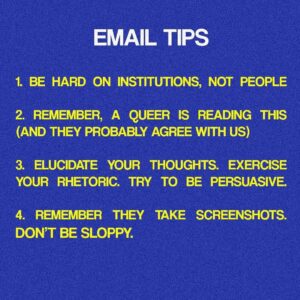 Angelica Ross Instagram - Email @humanrightscampaign to demand they divest from genocide, call for an immediate and permanent ceasefire in Gaza, and remind them that there is no queer liberation for some without queer liberation for all! 🏳️‍🌈🏳️‍⚧️

Sample email text below 👇 

As a member of the queer community and an advocate for human rights, I am deeply concerned about your ties to weapons manufacturers and your silence on the international call for a ceasefire in Gaza. 

I urge HRC to reconsider those ties and to call for a ceasefire, divest from companies engaged in apartheid and genocide, and uphold HRC’s own principles of equality and justice.

The LGBTQ  community’s struggle for justice and equality parallels the Palestinian struggle for liberation. It is our duty as queer people to stand for the humanity of LGBTQ  Palestinians, who are being massacred in Israeli airstrikes regardless of gender or sexuality. 

By standing against oppression, advocating for peace, and recognizing the humanity of all Palestinians, HRC will be standing on the side of oppressed queer people worldwide in the struggle for true equality.