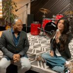 Angelina Jordan Instagram - It’s truly an honor being in the studio with the legendary Jonathan Moffett❤️I cannot describe how happy I am right now❤️🙌🏻 Thank u so much for sharing all those beautiful memories you’ve had with Michael Jackson❤️ @jmoffettmjm