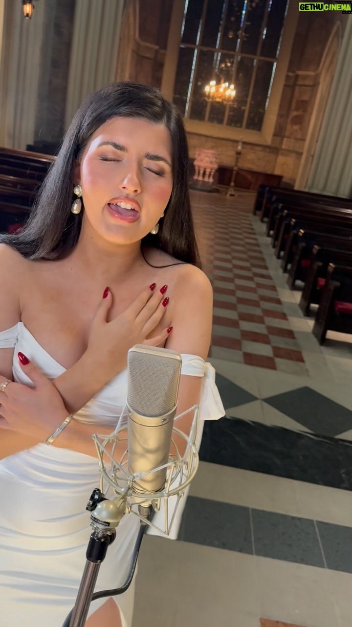Angelina Jordan Instagram - The echo in this beautiful church✨ @tobygadmusic and I were jamming in the church #fyp #viral #allofme #music #live #noautotune #musician #singer @johnlegend
