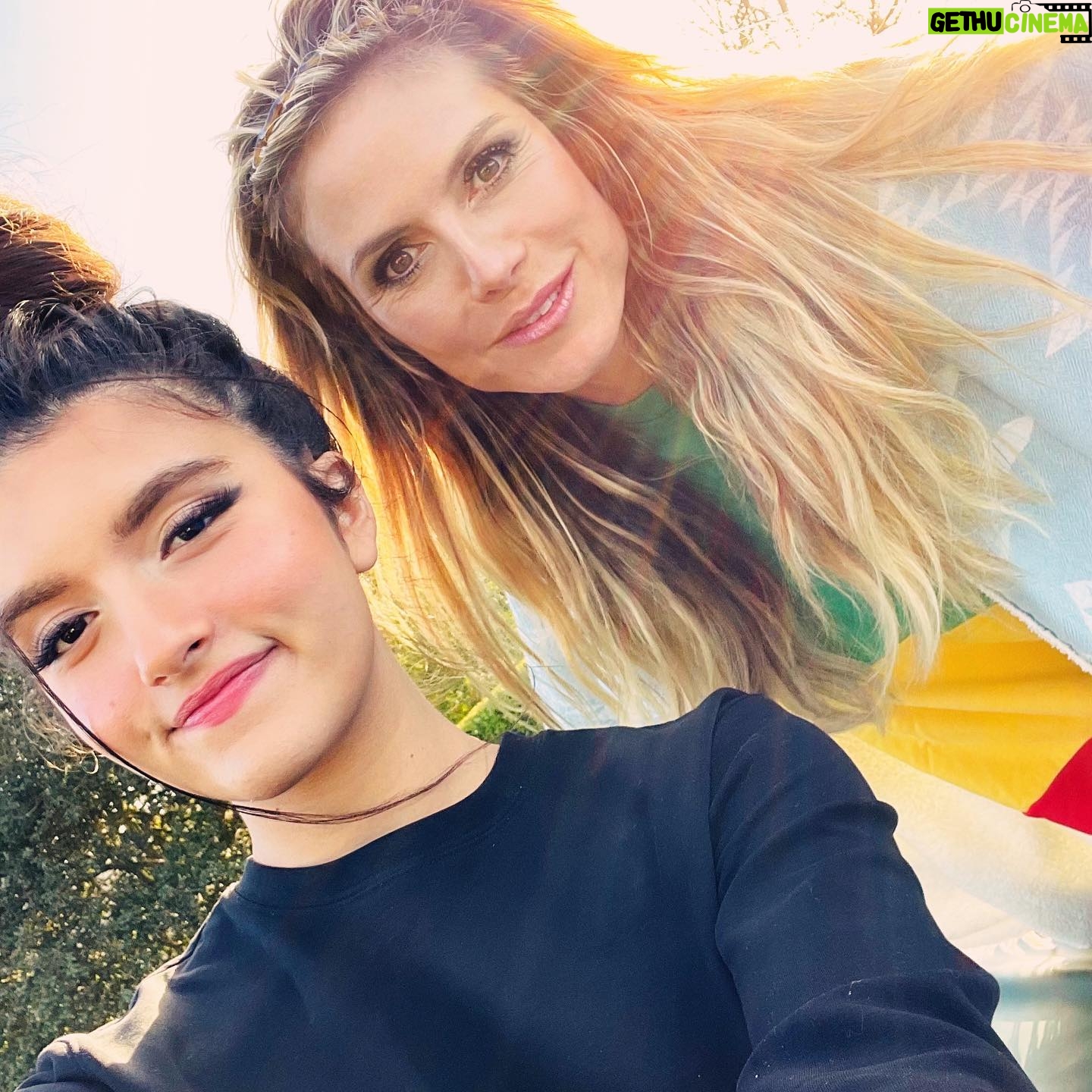Angelina Jordan - 34.6K Likes - It was such a beautiful day with you @heidiklum I can’t thank you enough for all the love that you have been given me❤️I love you very very much❤️
