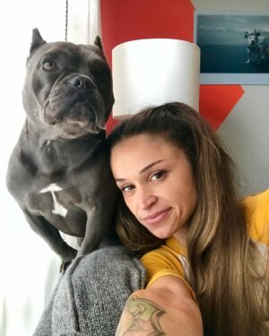 Angie Rae Instagram - The tiniest hippo turns 2 today!
🦛💕

Mona brought so much light back into Monroe’s life after losing Tilly. .. And she did the same for me by giving him that gift.
——————————————————-
She’s a goofy little shmoo and my life is better and more comedic with her in it. 💗💩🌞

**Edited to add that she’s officially been out of her diapers for a full year too! Way to go, Momo! It’s a freakin double celebration!!👏🏻👏🏻**