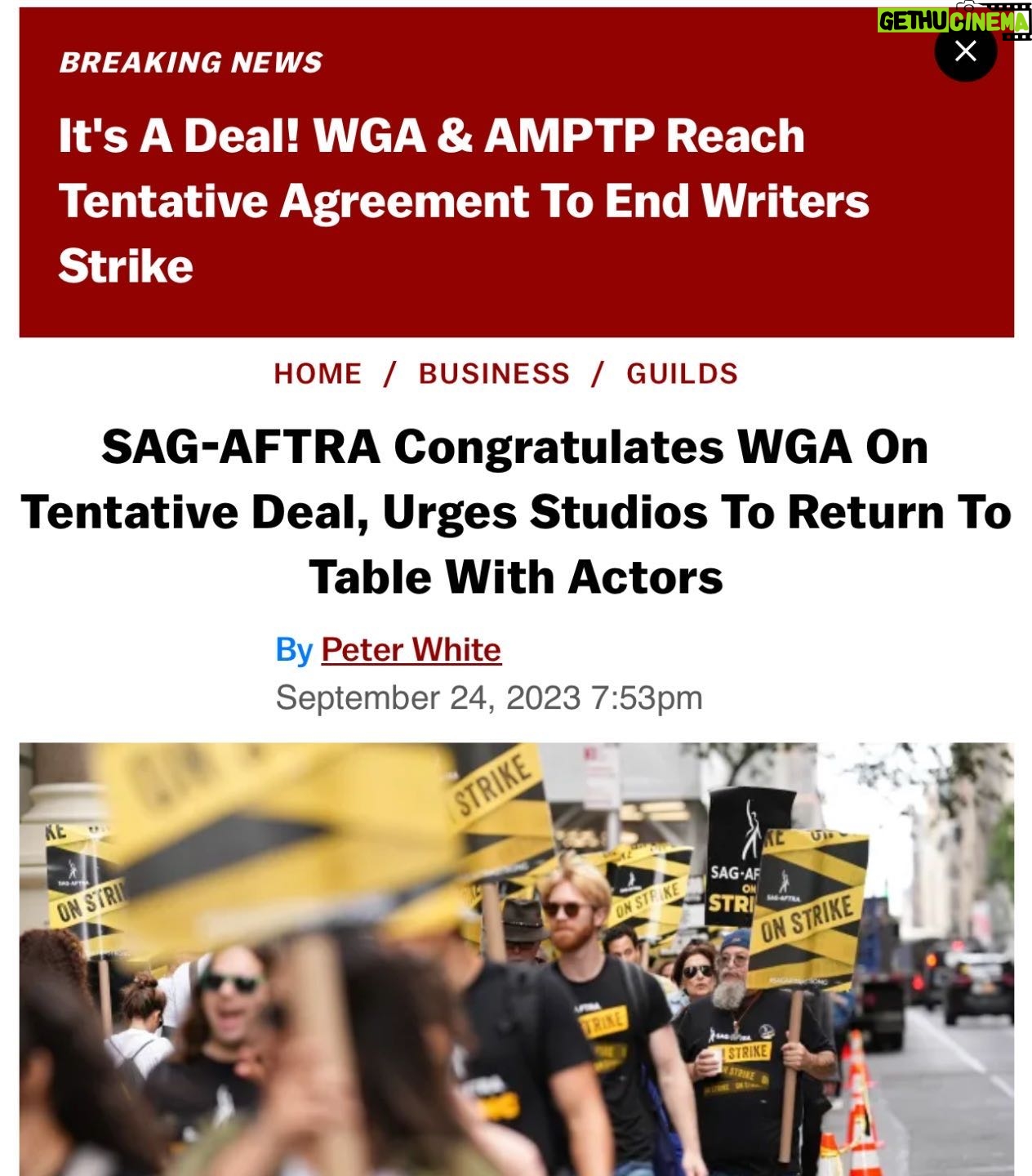 Angie Harmon Instagram - HAPPY MONDAY!!! πβοΈππ©π»βπ»πΎππΌ HUGE CONGRATULATIONS to the @wgaeast @wgawest @wgastrikeunite !! THANK YOU for your strength & courage & resilience! Fingers crossed for @sagaftra #letsgotowork