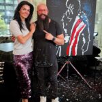 Angie Harmon Instagram - So humbled & honored to spend an evening with Lt. General Braga from our Special Ops division. Thank you to UBack Events, Melissa Bodford & Carrie Frank for this amazing event supporting our Green Berets Foundation! #blessed #grateful #specialops #army