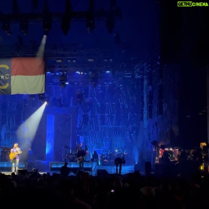 Angie Harmon Instagram - Went to church on Saturday! (See what I did there?) 😉😜 I used to think of @ericchurchmusic as an artist but last night he showed a whole new kind of talent! This man is a fantastic musician! THANK YOU @ericchurchmusic for a wonderful evening! & you to @thomasvanwingerden & @lindseyvanwingerden ! LOVE YALL SO MUCH! Some of it you learn the hard way Some of it you read on a page Some of it comes with heartbreak Most of it comes with age And none of it ever comes easy A bunch of it you maybe can’t use I know I don’t probably know what I think I do But there’s something to it Some of it. #blessed #grateful #framily #countrymusic #gonecountry #northcarolina #carolina #letsgotochurch