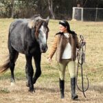 Angie Harmon Instagram - Wishing you all a GIANT HAPPY MONDAY!! 😜😘🙏🏼 #blessed #grateful #draft #drafthorse #Apollo