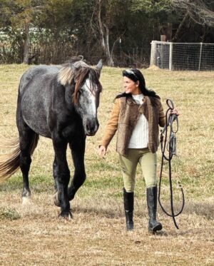 Angie Harmon Instagram - Wishing you all a GIANT HAPPY MONDAY!! 😜😘🙏🏼

#blessed #grateful #draft #drafthorse #Apollo