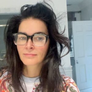 Angie Harmon Instagram - Thomas update: Apparently he has taken a keen interest in hair design. Seems fitting. 

#blessed #grateful #squirrel #squirrelmom #😳