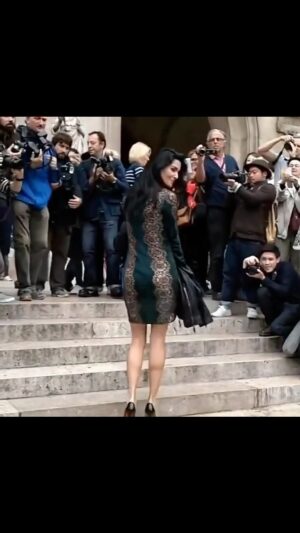 Angie Harmon Instagram - I miss Paris, I miss France …. 

Yes, I’m wearing underpants. 

😂🤷🏻‍♀️😂 #blessed #grateful #momhumor #fashion @stellamccartney #tbt
