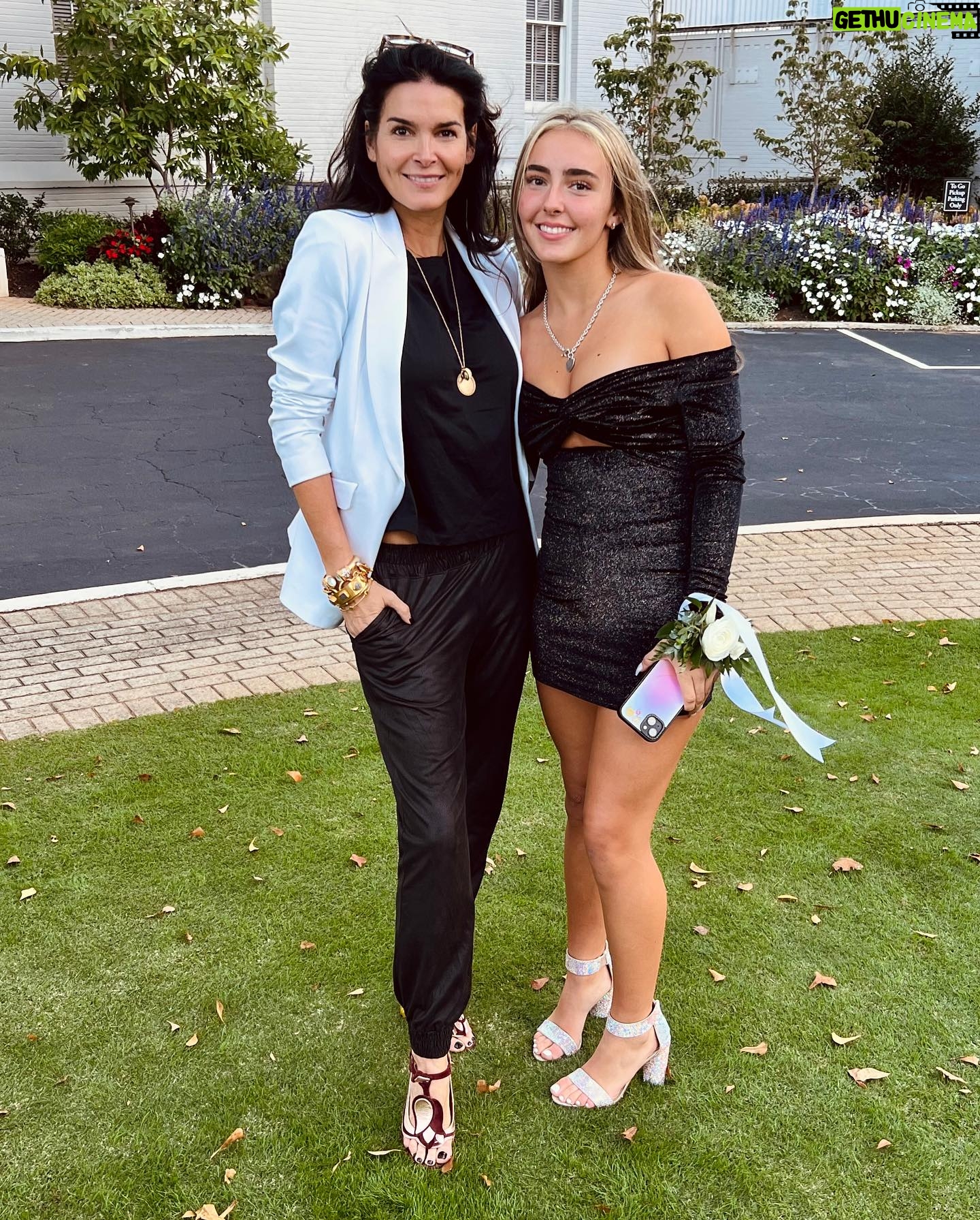 Angie Harmon Instagram - Emβs first #hoco ! So proud of you sweet girl & you look STUNNING!! Youβre incredible & beautiful inside & out! β€οΈππΌπππ I love you more than anything & everything! #blessed #grateful #mybaby #hoco #mybabygirl #love