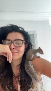 Angie Harmon Instagram - 101 fever but a growing boys gotta EAT!! 😂🐿️❤️ #blessed #grateful #squirrelmom #🤒🤧😷