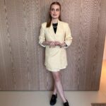 Angourie Rice Instagram – last night at the @televisionacad! thank you to the fabulous team: 

hair: @rena.calhoun 
makeup: @katrinakleinmakeup 
styling: @msjordanjohnson 
suit: @aninebingofficial 
shoes: @stuartweitzman 
jewellery: @margosiegelpr