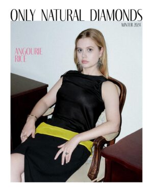 Angourie Rice Instagram - ONLY NATURAL DIAMONDS @onlynaturaldiamonds 

words: @farankrentcil 
photos: @alexandersaladrigas 
styling: @marissabaklayan 
creative direction: @lizzzop 
hair: @claraleopard 
makeup: @alliesmithmakeup 
manicure: @jazzstyle