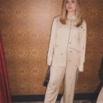 Angourie Rice Instagram - 💎💎💎 styling: @sarahslutsky hair: @claraleopard makeup: @katrinakleinmakeup suit: @31philliplim shoes: @sergiorossi bag: @michaelkors jewels: @spinellikilcollin