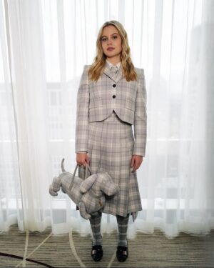 Angourie Rice Instagram - Hector’s Big Day Out

look: @thombrowne 
styling: @sarahslutsky 
makeup: @katrinakleinmakeup 
hair: @claraleopard